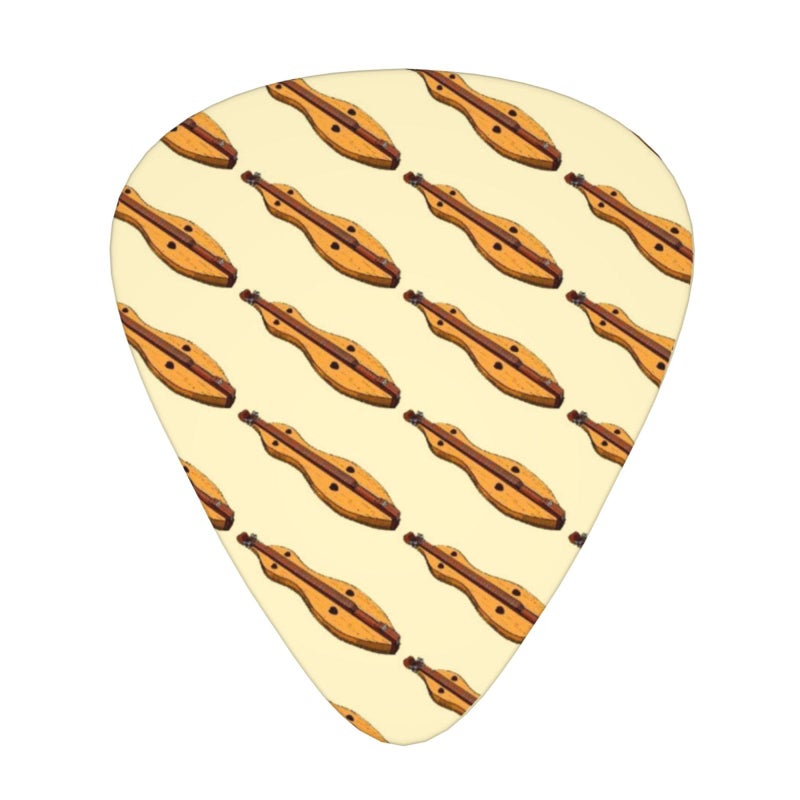 BBggyh Classic Guitar Picks (12-Pack) for Eectric Guitar, Acoustic Guitar, Mandolin And Bass (One Size, Dulcimer) - Image 1
